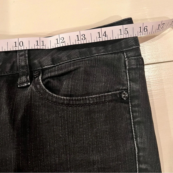 Tory Burch Black Denim Legging Size 28 - Picture 4 of 11